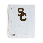 USC Trojans Gray SC Interlock 1-Subject Notebook